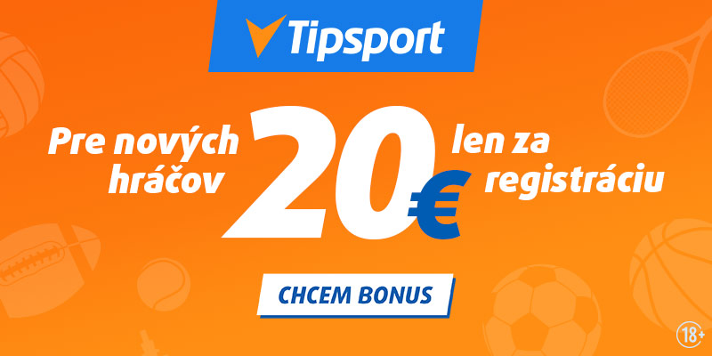 Tipsport bonus za registráciu