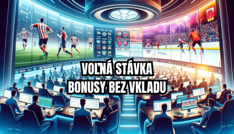 Stávkové kancelárie Bonusy bez vkladu – voľná stávka za registráciu