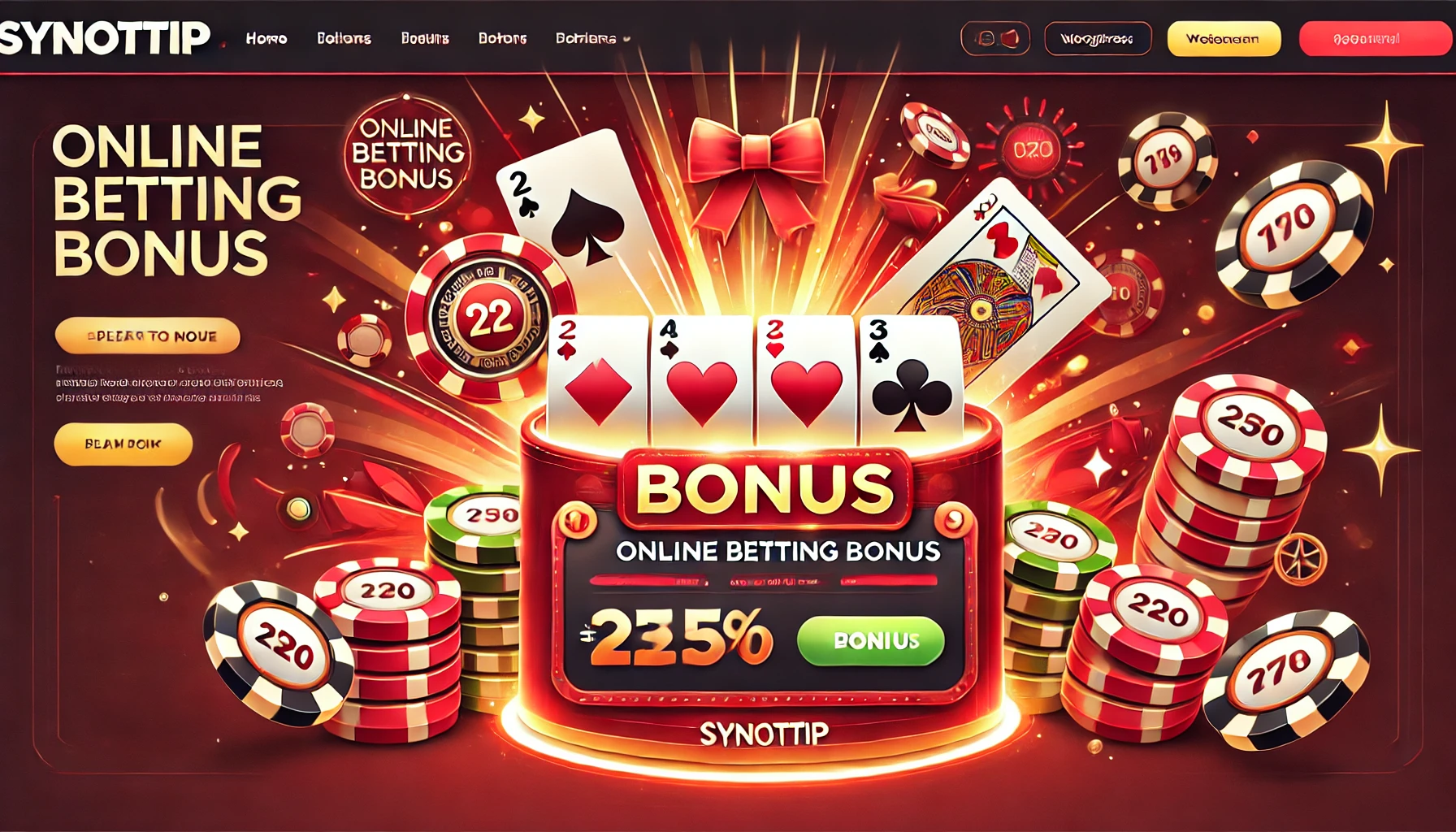 Synottip bonus za registráciu